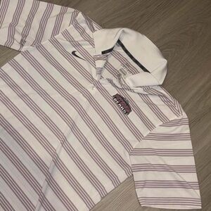 Men’s Nike “Dri-Fit” “Potsdam Bears” striped Golf Polo shirt